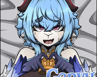Ganyu Genshin impact furry dakimakura
