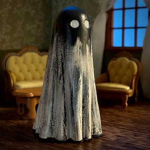 Handgemaakt spookbeeldje 'De Persman' – Verzamelbaar spookachtig decoratiestuk, inclusief verhaal