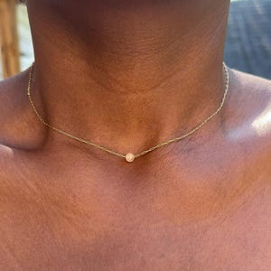 Citrine & Tiger Eye Necklace - Handmade Gold Chain Jewelry [Gives Back to UNICEF]