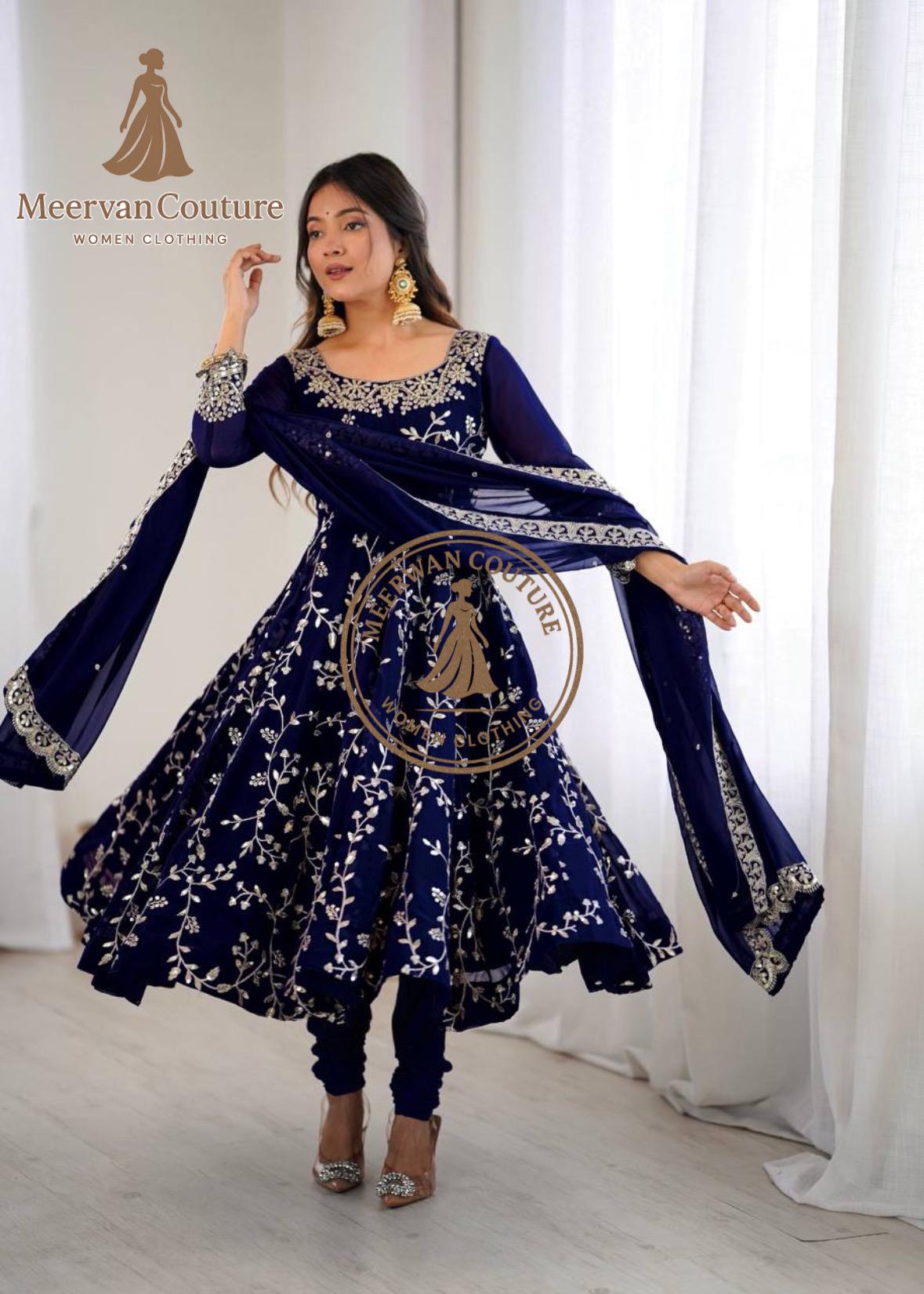Buy Gold Indian Gown Online In India - Etsy India
