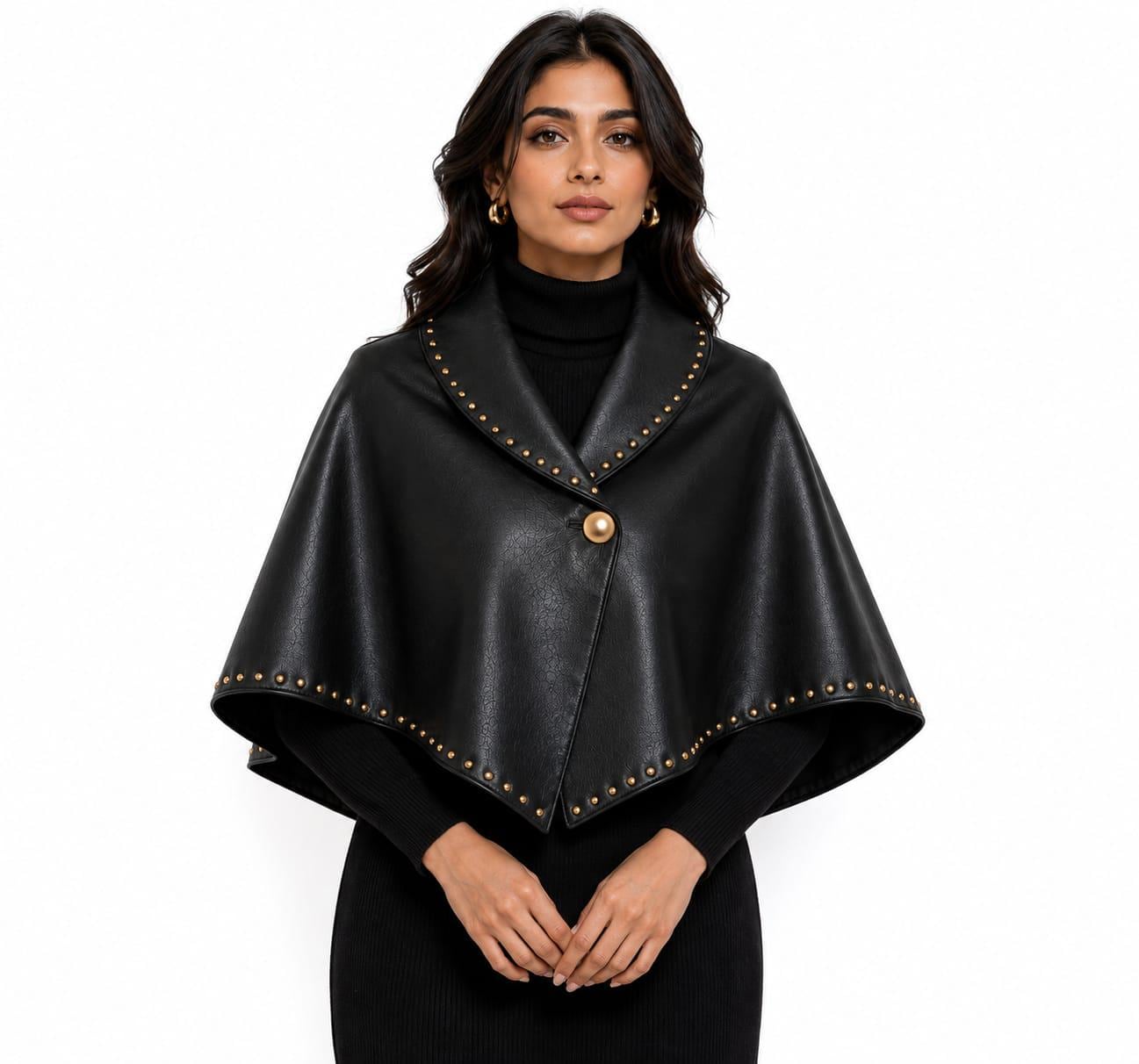 Leather Poncho - Etsy