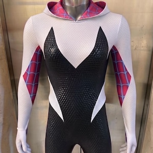 Spider Gwen Costume Cosplay Gwen Stacy Bodysuit With Shoes