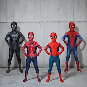 Mask Detachable Spider Suit, Superhero Suit for Boys, Superhero Suit Toddler, Superhero Suit Kids