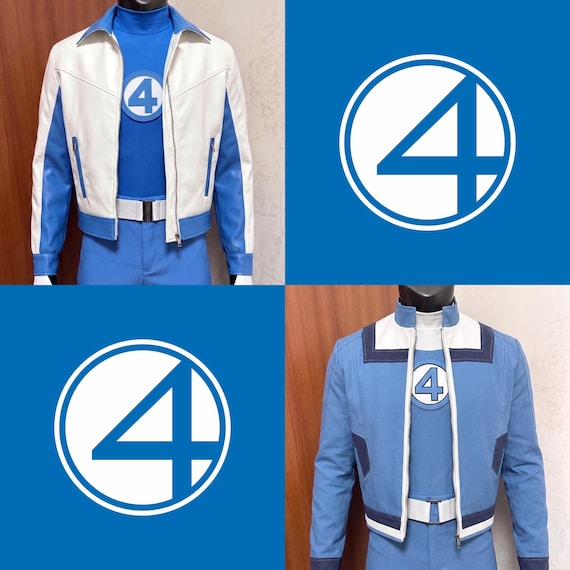 Avengers Dooms Day Fantastic 4 Superhero Family Reed and Johnny Suit Cosplay Costume