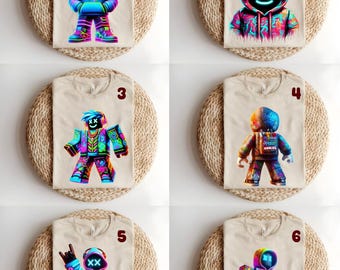 Neon Roblox T-Shirt: Roblox Gamer Apparel