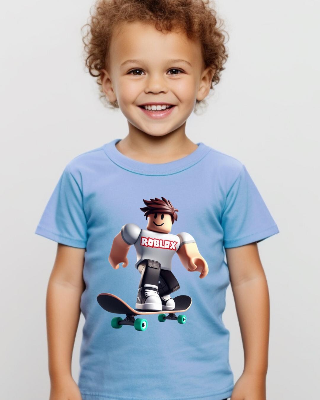 Roblox Skater Shirt Gamer Tee For Kids Etsy Il F49o 