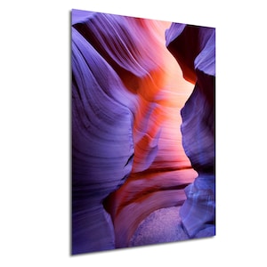 Antelope Canyon Arizona Photo Slot Canyon Wall Art Colorful Sandstone Southwest Desert Landscape Photography Print Navajo Canyon Decor