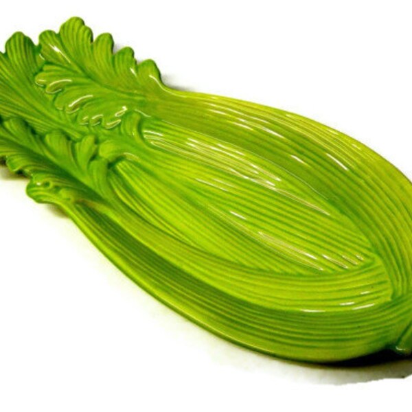 CELERY Dish- Chartreuse- Kitchen TOOLS- Gourmet Ware