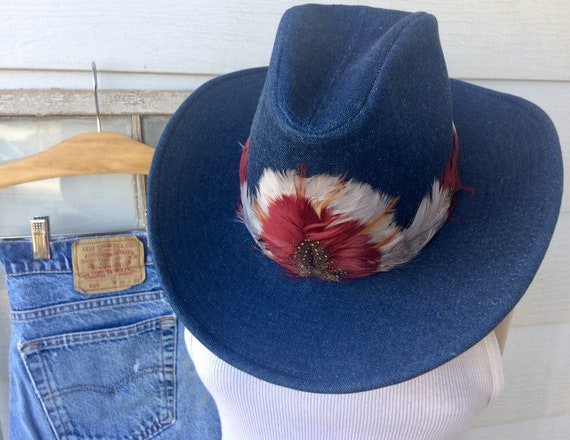 Vintage Cowboy Hat / Cowgirl Hat / Urban Cowboy St