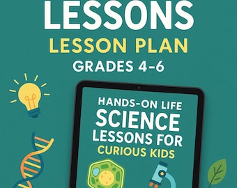 NGSS Life Science Lessons: Hands-On STEM Activities, Grades 4-6 (Digital PDF Download