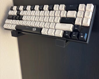 3D Printed Heavy Duty Keyboard Holder (Pair) – Space-Saving Desk Organizer