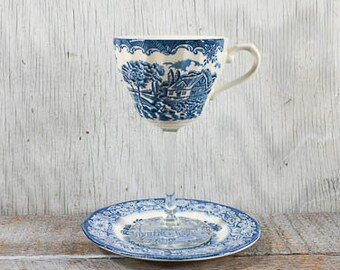 Tea cup wine glass, teacup wine glass, wedding wine glass, unique wine glass, cottage chic, repurposed, upcycled