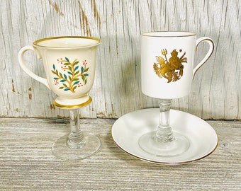 Wedding shot glasses, fireball shot glasses, shot glass, shot glass with stem, vintage teacups, cute shot glass