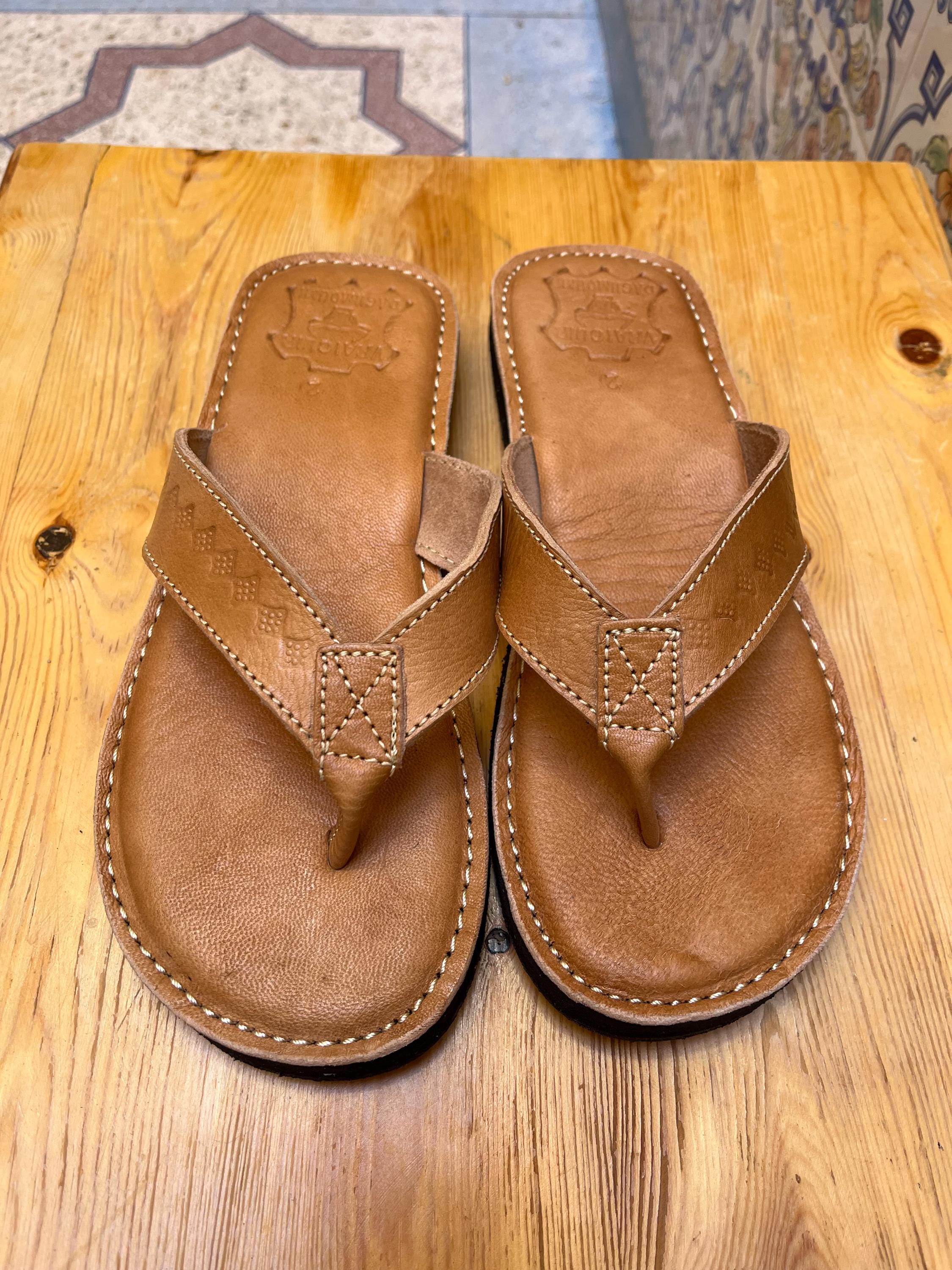 knee length dresses for ladies Flip flop Greek Leather sandals