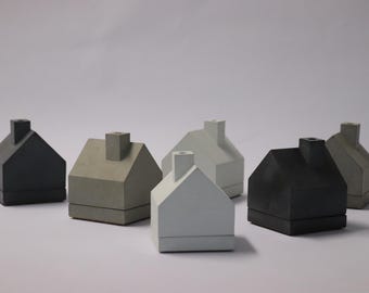 Concrete incense house | Concrete decoration | Handmade concrete art