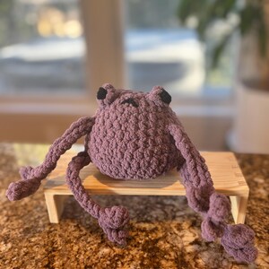 Handmade Crochet Even Bigger Booty Frog Amigurumi