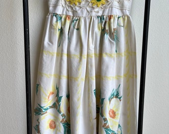 Vintage Linen Dress size 6x/7