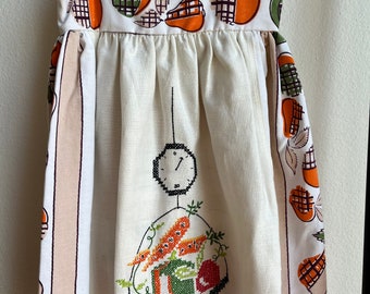 Vintage Linen Dress size 2/3