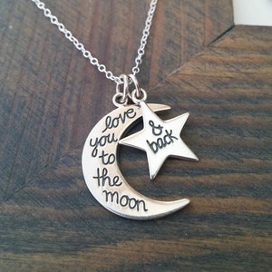 I love you to the moon and back necklace jcpenney best sale