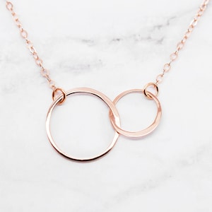 Rose Gold Sister Necklace | Gift Idea For Sister | Sister Jewelry | Big Sister Gift | Unique Gift For Sister