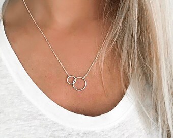 Collier 2 soeurs | Colliers assortis | Ensemble de 2 bijoux pour soeurs