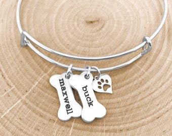 Personalized Dog Bracelet, Dog Bone Bracelet, Dog Bracelet, Pet Bracelet, Pet Jewelry