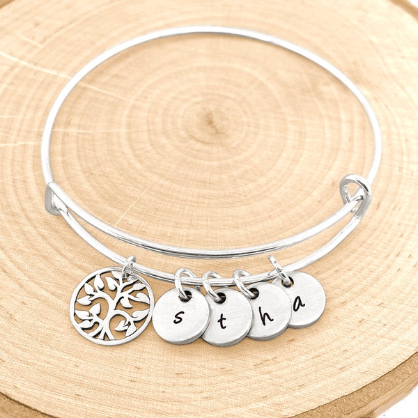 Grandma Bracelet With Grandkids Names Etsy