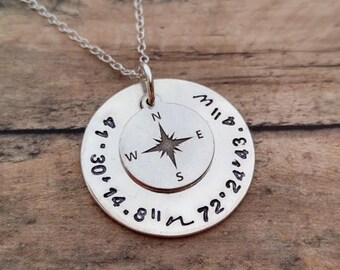 Custom Coordinate Necklace