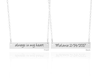 Miscarriage Necklace, Sympathy Gift, Loss Of A Loved One Jewelry, Personalized Pendant, Custom Engraved, Baby Loss Necklace,