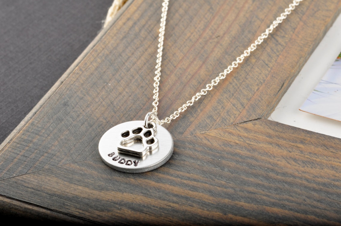 Personalized Pet Jewelry Pet Memorial Necklace Dog Necklace Etsy
