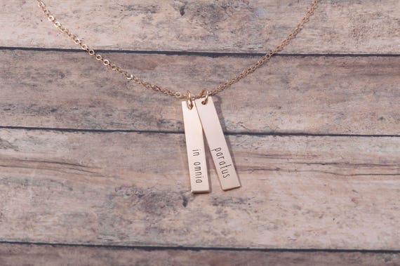 in omnia paratus necklace