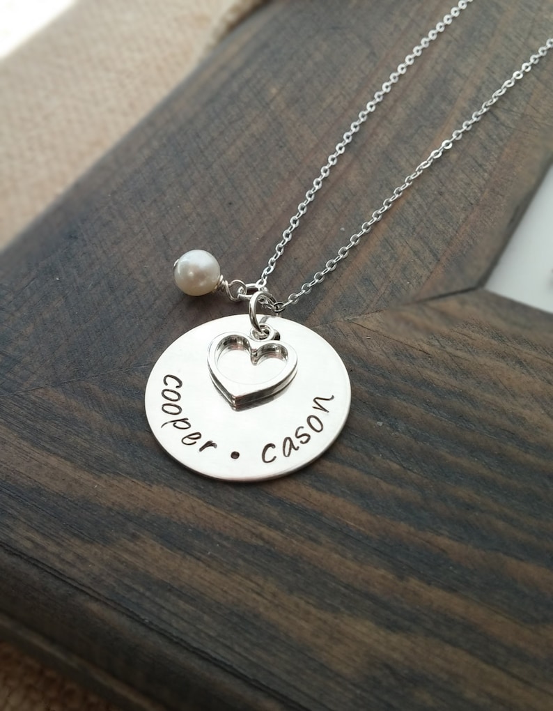Hand Stamped Jewelry // Personalized Necklace // Necklace ...