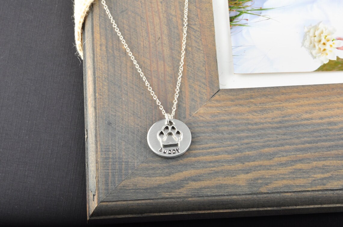 Personalized Pet Jewelry Pet Memorial Necklace Dog Necklace Etsy