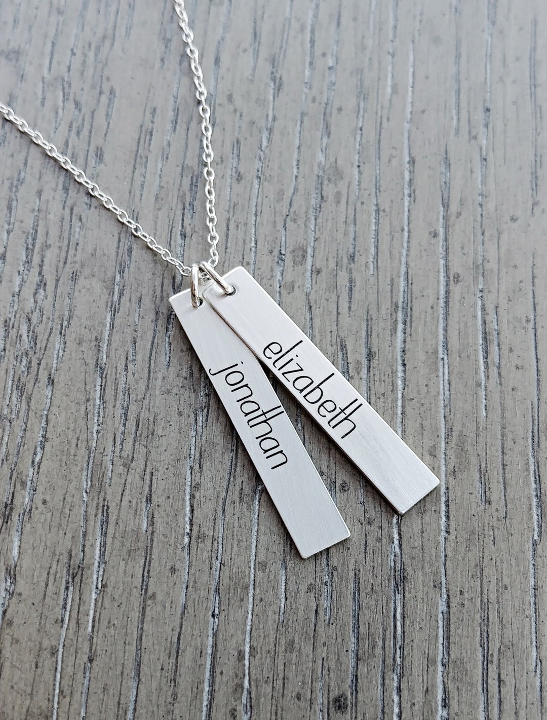 【STONEHENgE】Silver Material Stick Bar Necklace SC1149 Amazon.com: Handmade Bar Silver Stick Stainless Steel Chain