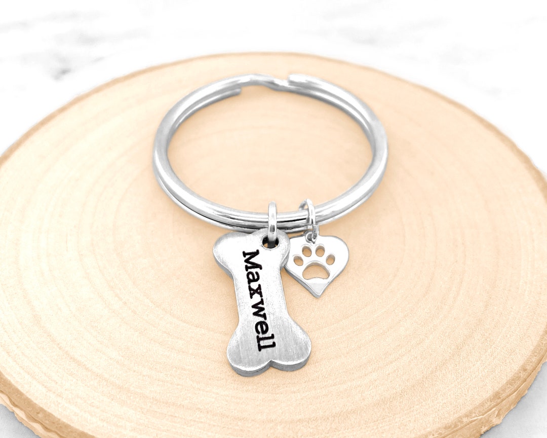 Dog Keychain • Personalized Dog Keychain • Dog Lover Gift • Personalized Keychain • Keychain ...
