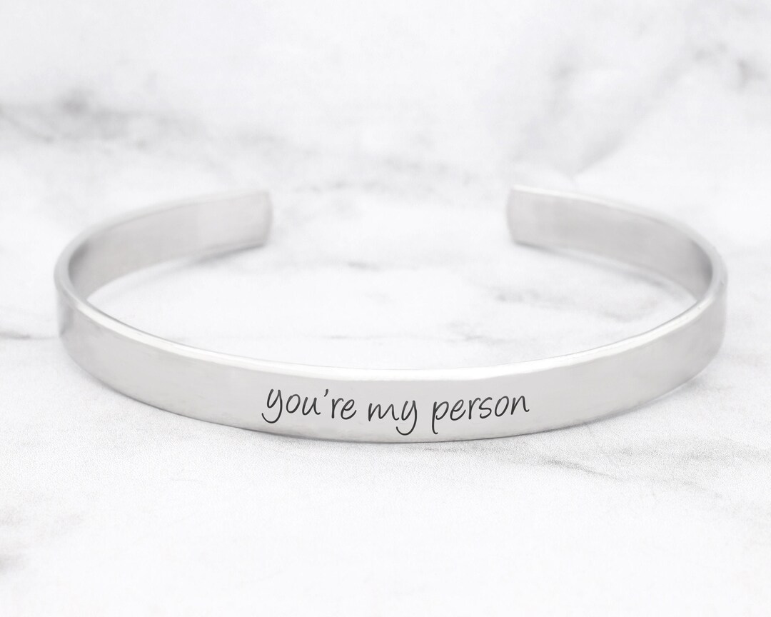 You're My Person Bracelet Anniversary Gift Friendship - Etsy