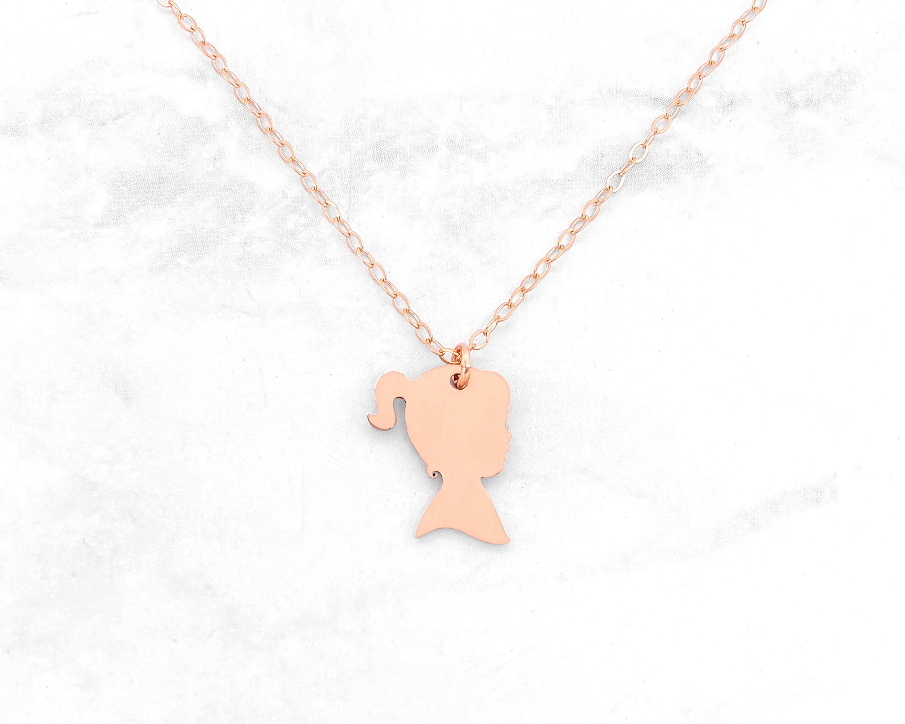 Silhouette Necklace Baby Silhouette Child Silhouette Silhouette