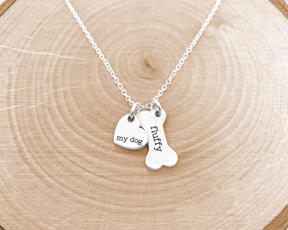 Actual Paw Print Necklace - Pet Paw Print Necklace | Sincerely Silver