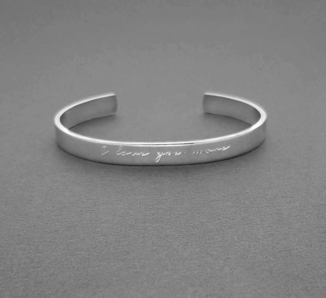 Personalized Bracelet I Love You More Bracelet I Love You Etsy