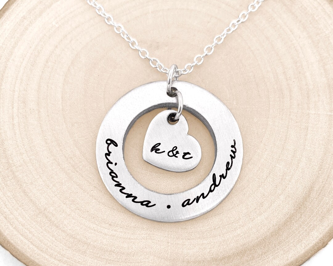 Personalized Kids Name Necklace: Custom Family Jewelry, Mom Pendant - Etsy