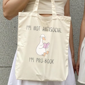 Bookful Gifted Tote Bag Funny Booktoker Gift Bookful Reading Gift for Readers Friends Bookish Merch Book Lover Classics Tote Bag