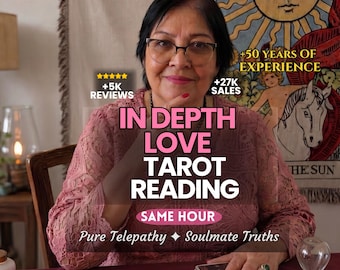 Lectura profunda del tarot del amor • Lectura psíquica del amor y perspectivas honestas sobre almas gemelas • Claridad en la relación con las llamas gemelas • Entrega en la misma hora