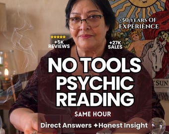 Ärlig psykisk läsning utan verktyg | Klarvoyant och telepatisk vägledning samma timme | Noggrann kärleks- och livsinsikt