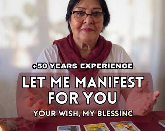 Lass mich für Dich manifestieren, Psychisches Medium Reading, Manifestationsritual für Liebe, Geld, Karriere & Glück | Selbe Stunde