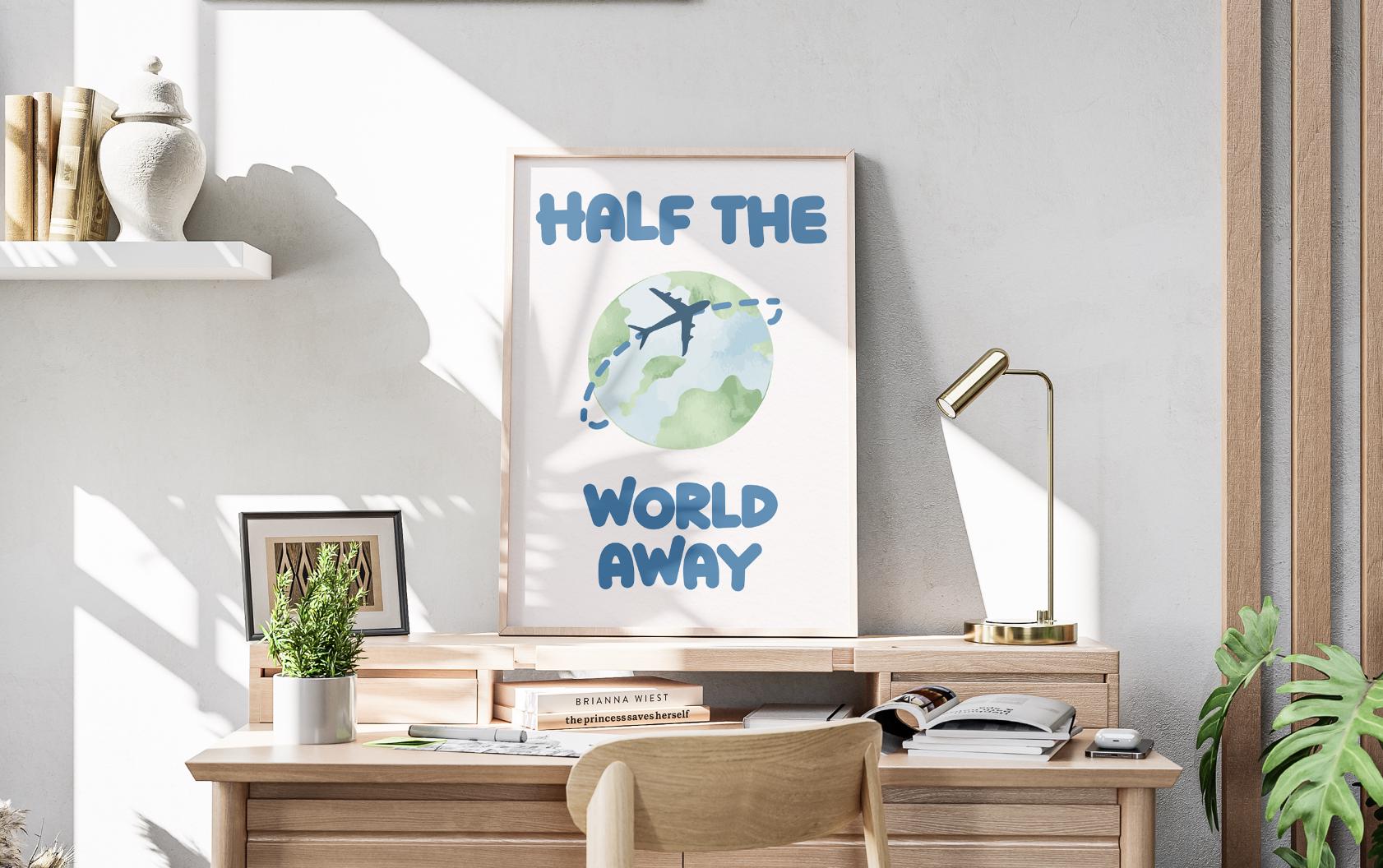 ロビン oasis half poster Oasis Half the World Away - Etsy