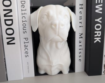 Labrador Buchregal Diorama: Geschenk für Hundeliebhaber, Bücherregal Dekoration -Optional DIY - male es selber an