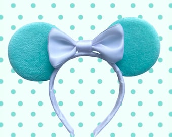 Diadema con orejas de ratón para muñeca Disney de 45 cm en color azul Tiffany