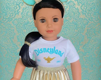 Camiseta de muñeca Disney de 45 cm inspirada en Jasmine de Aladdin