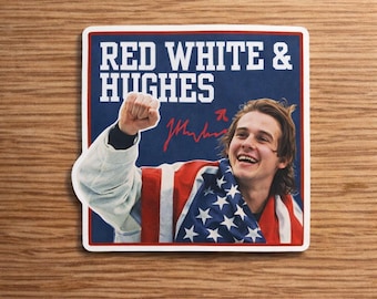 Jack Hughes USA Hockey Golden Goal 2026 Sticker, Hockey Fan Gift