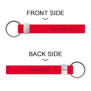Narcan Saves Lives Keychain